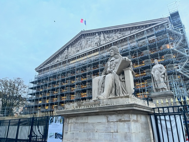At the Assemblée nationale in Paris