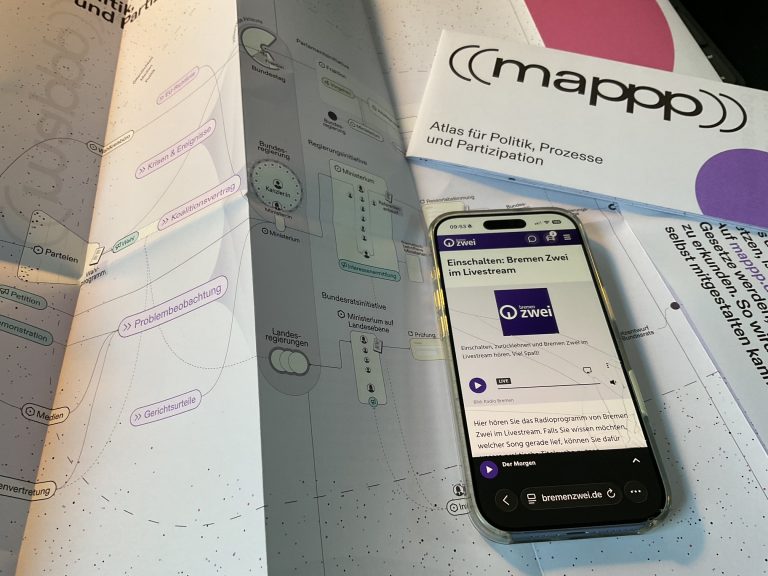 Interview about mappp with Radio Bremen